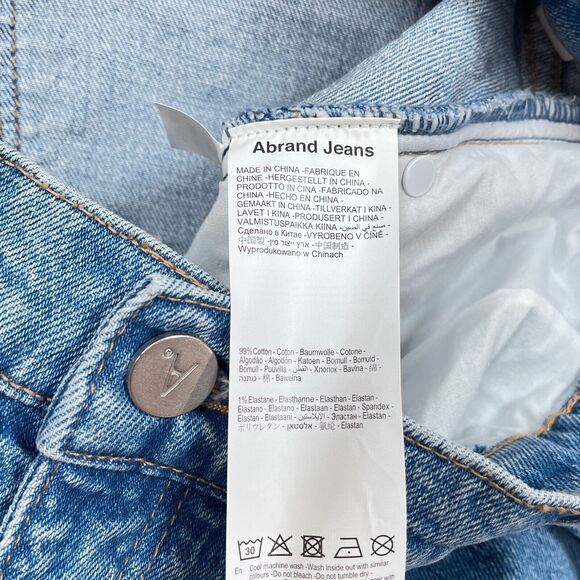 Abrand Jeans Maxi Skirt Size 32 / AU 14 Debbie Denim Slit Front Long NEW - Picture 10 of 12